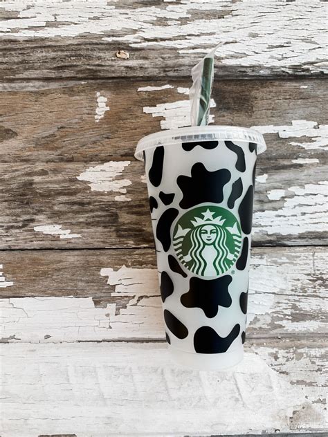 Limited Edition Starbucks Cow Print Cup - Grab Yours Now!